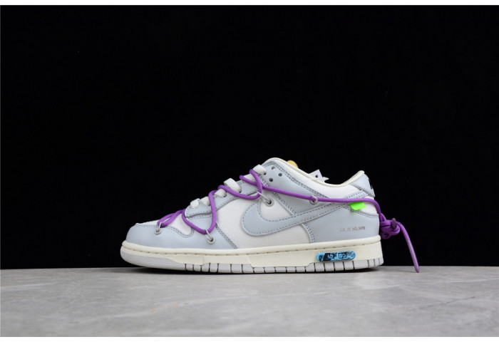 nike dunk low off-white lot 47 - dm1602-125