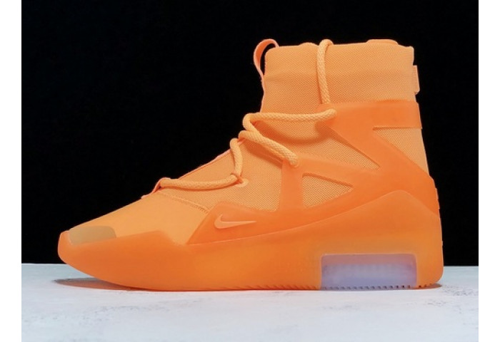 nike air fear of god 1 orange pulse ar4237-800