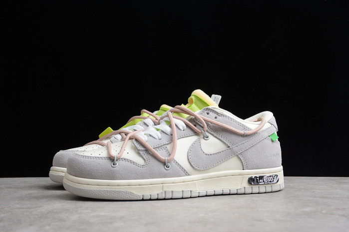 nike dunk low off-white lot 12 - em1602-113
