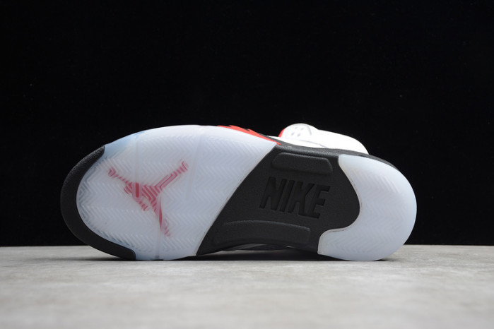 jordan 5 retro fire red silver tongue (2020) da1911-102