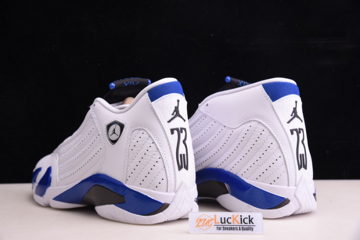 air jordan 14 retro white hyper royal 487471-104