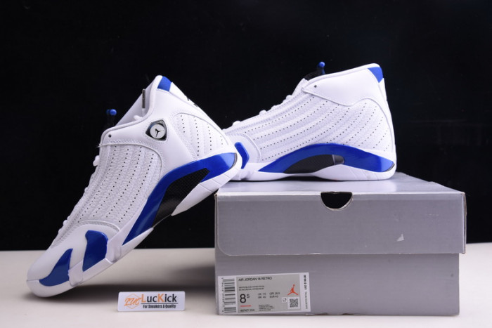 air jordan 14 retro white hyper royal 487471-104