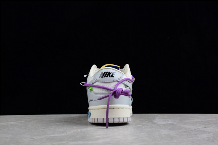 nike dunk low off-white lot 47 - dm1602-125