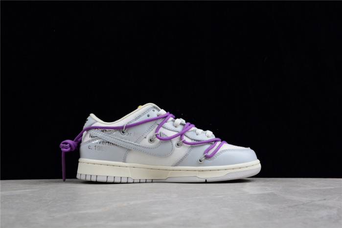 nike dunk low off-white lot 47 - dm1602-125