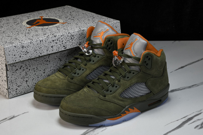 air jordan 5 low “olive”  dd0587-308