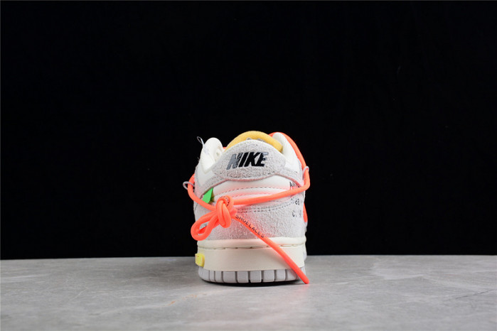 nike dunk low off-white lot 11 - dj0950-108
