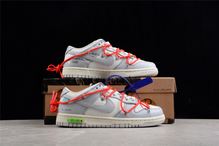 nike dunk low ow lot 23   dm1602-126