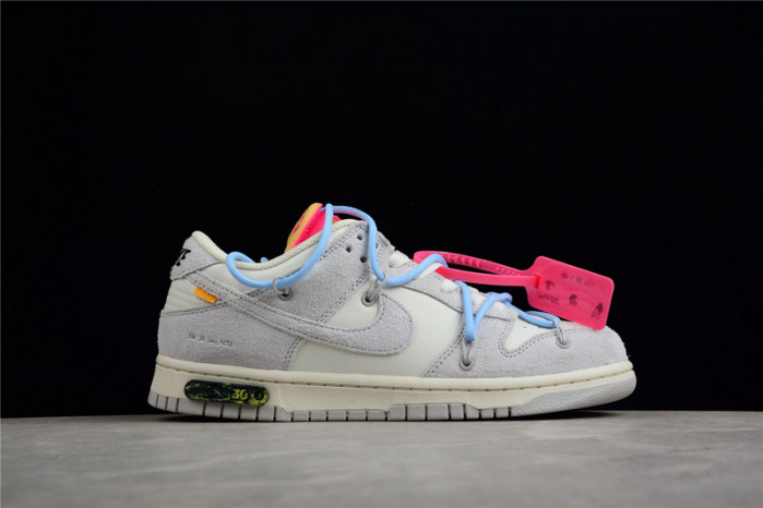 nike dunk low ow lot 38 - dj0950-113