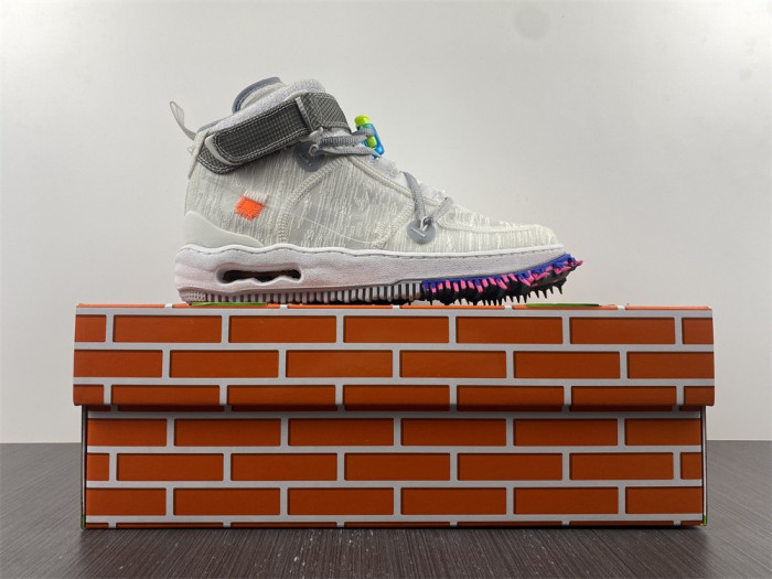 ow x nike air force 1 mid “white”  do6290-100