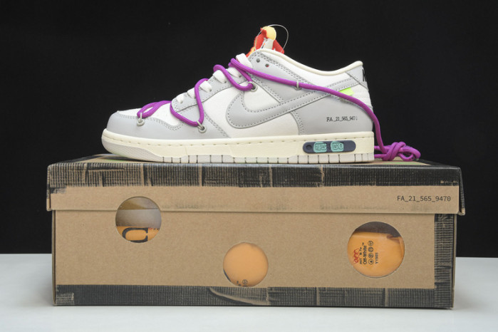 nike dunk low ow lot 45 - dm1602-101