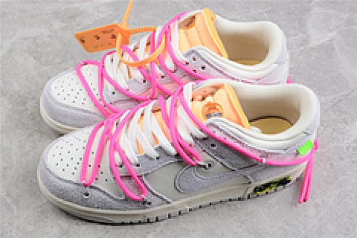 nike dunk low off-white lot 17 - dj0950-117