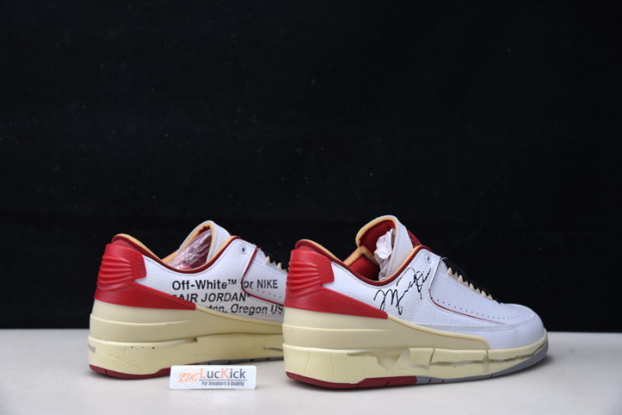 jordan 2 retro low sp ow white red dj4375-106